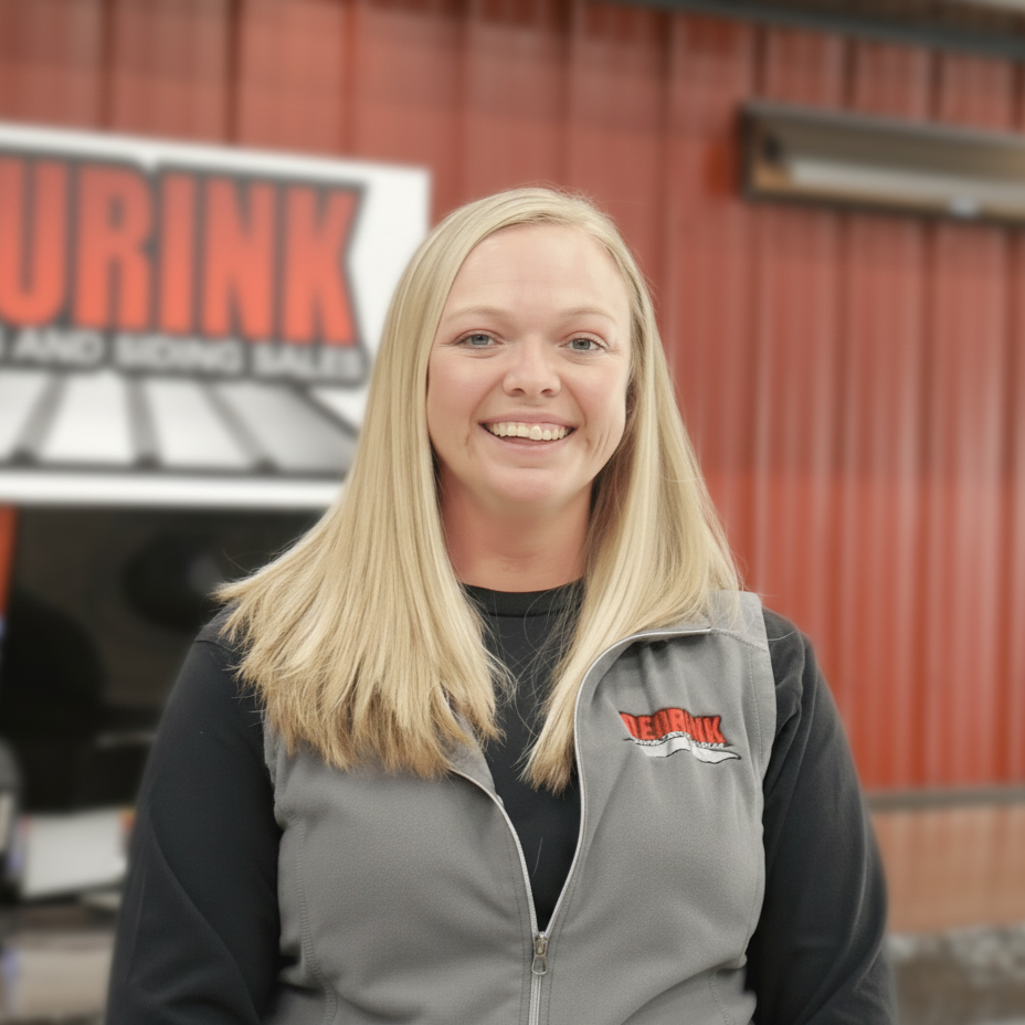 Man wearing glasses and a baseball cap smiling in front of a sign that says 