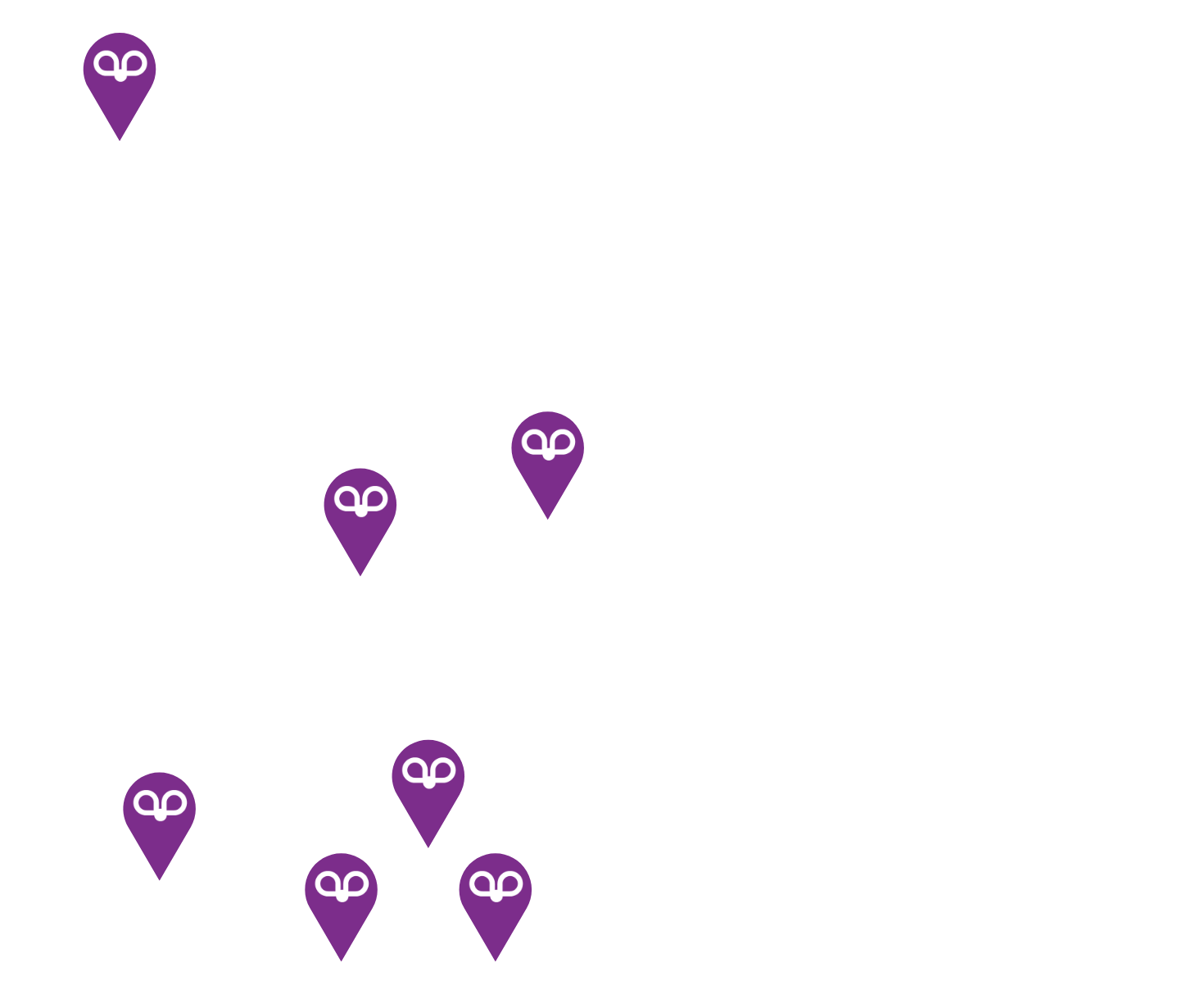 A map of Flypaper Locations in Arkansas