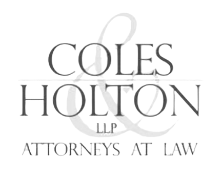 A logo for coles holton llp attorneys at law