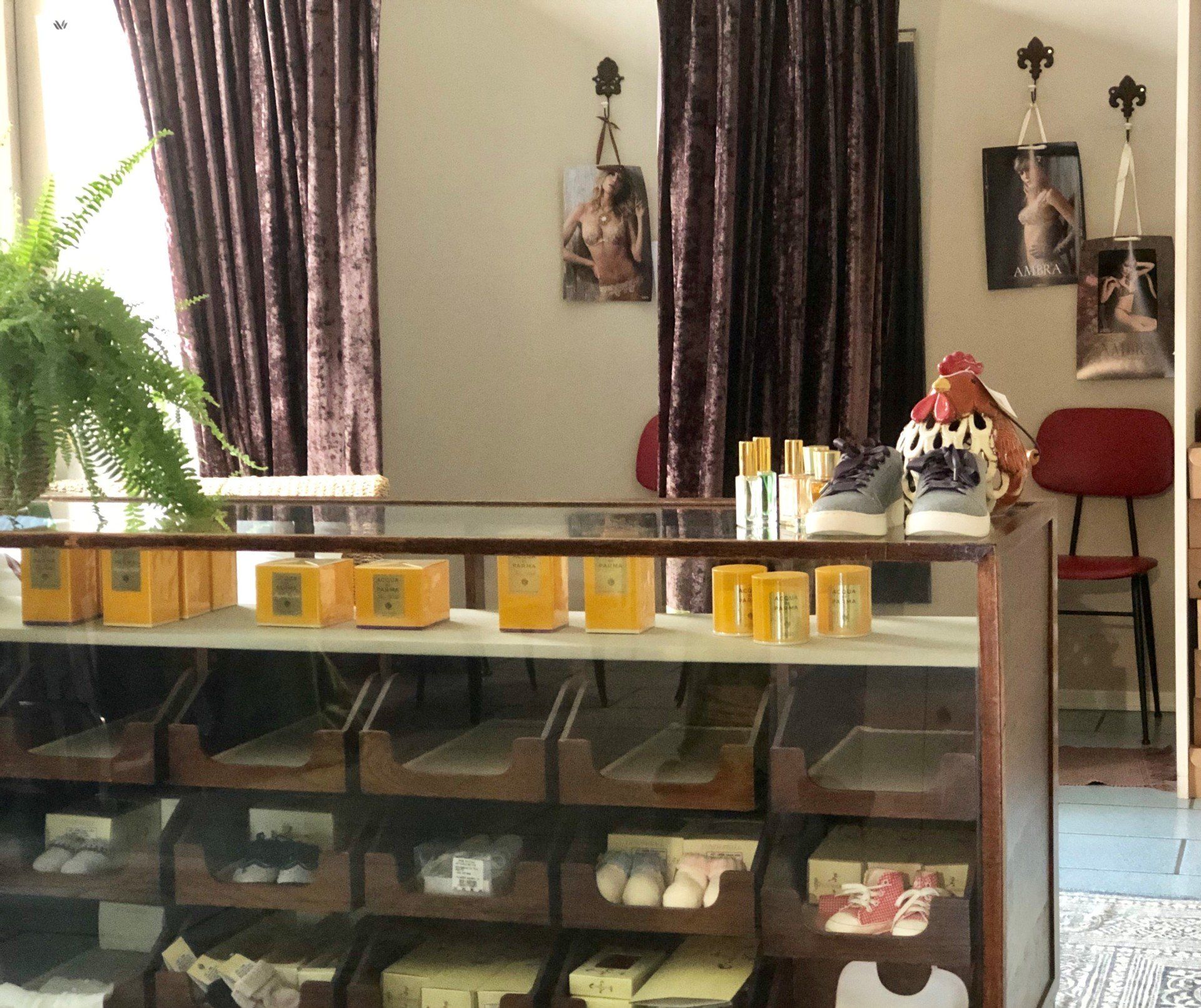 esposizione del negozio