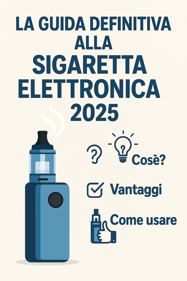 Sigaretta elettronica 2025: guida completa per fumatori adulti
