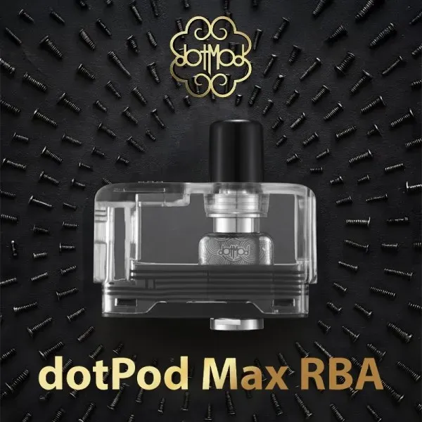 DotPod Max RBA 4ml Dotmod rigenerabile single coil MTL DL con airflow pin