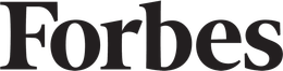 Black serif “Forbes” text logo on a transparent background