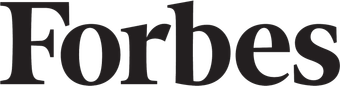 Black serif “Forbes” text logo on a transparent background