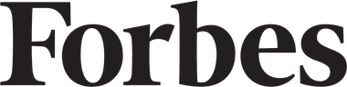 Black serif “Forbes” text logo on a transparent background