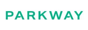 The word parkway is written in green letters on a white background.