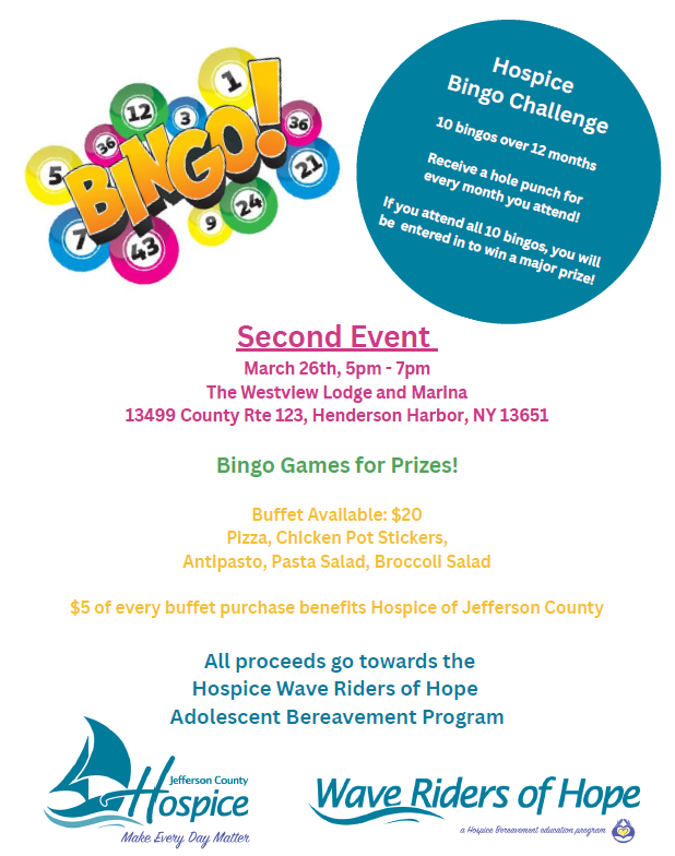 Bingo | Jefferson Hospice