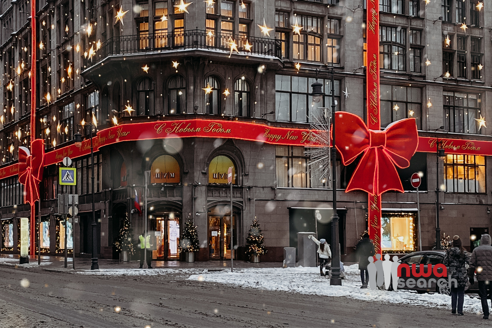 Discover how Christmas windows and festive pop-up shops