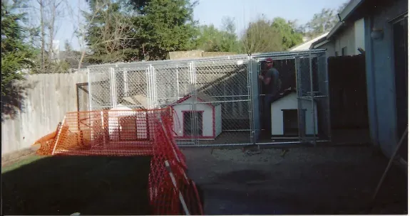 Dog House Fence — Modesto, CA — Garys Fencing And Wire Supplies