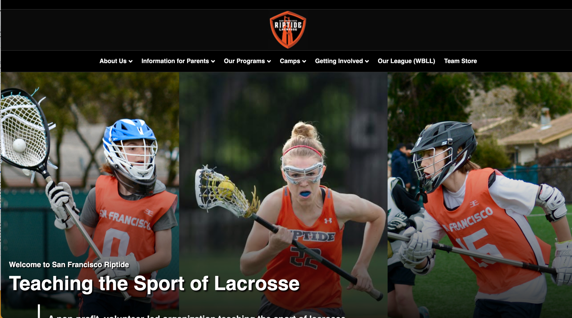 San Francisco Riptide Lacrosse website