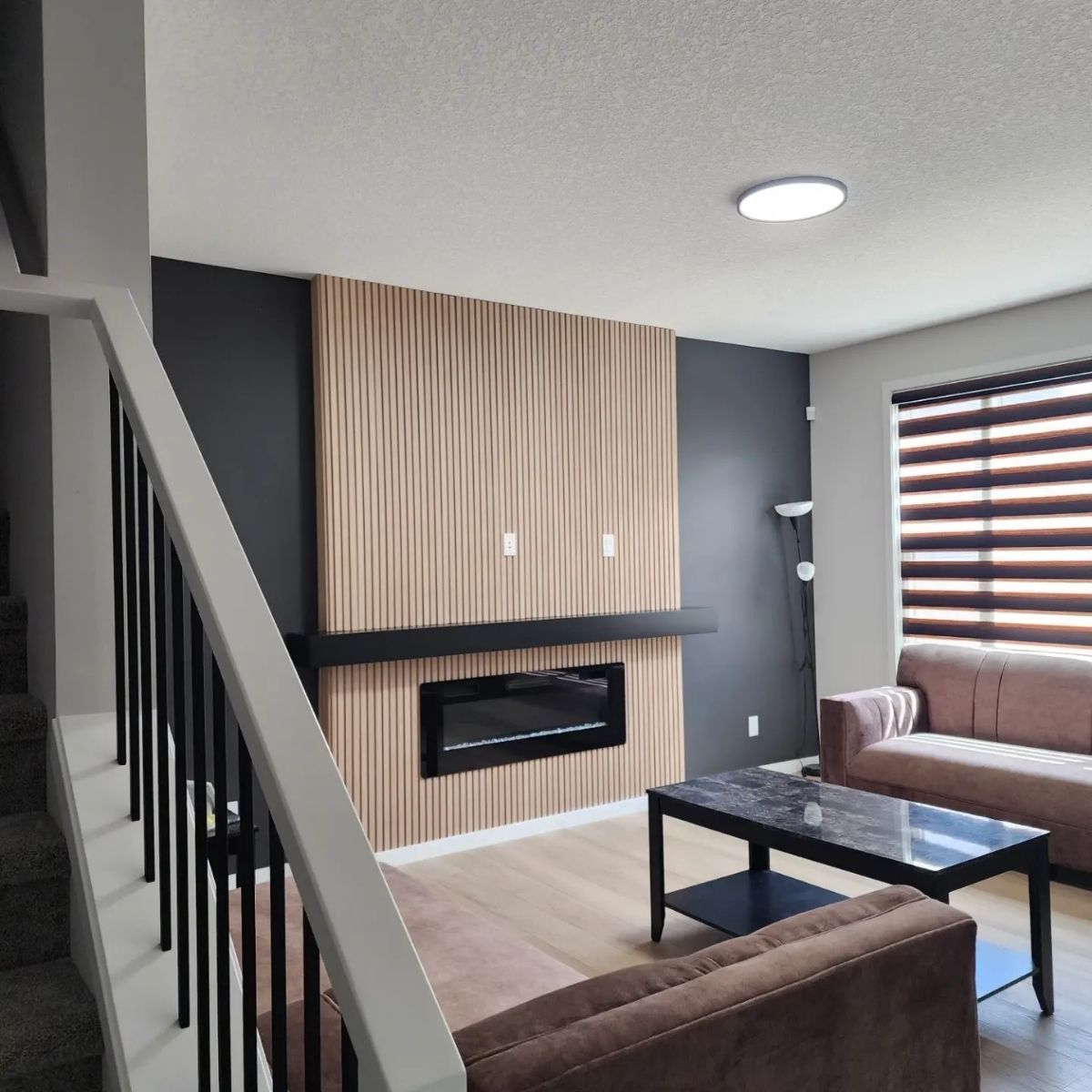 home improvement with modern theater look