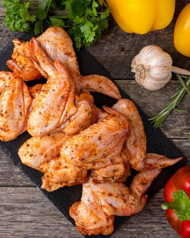 Chicken Wings Seasoned with Spices — Romanas Italian Restaurant in Nobby Beach, QLD
