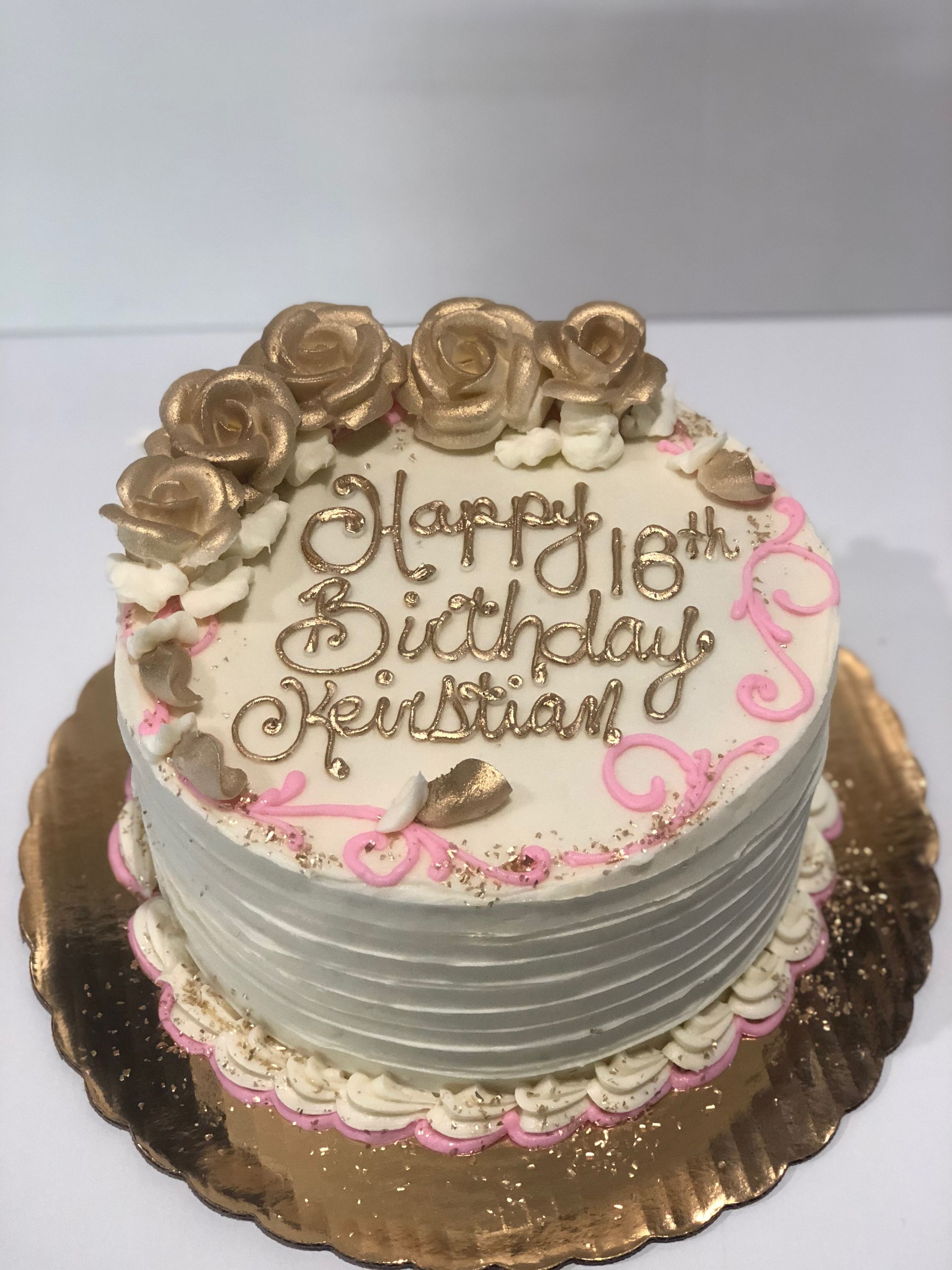 a cake that says happy 16th birthday on it