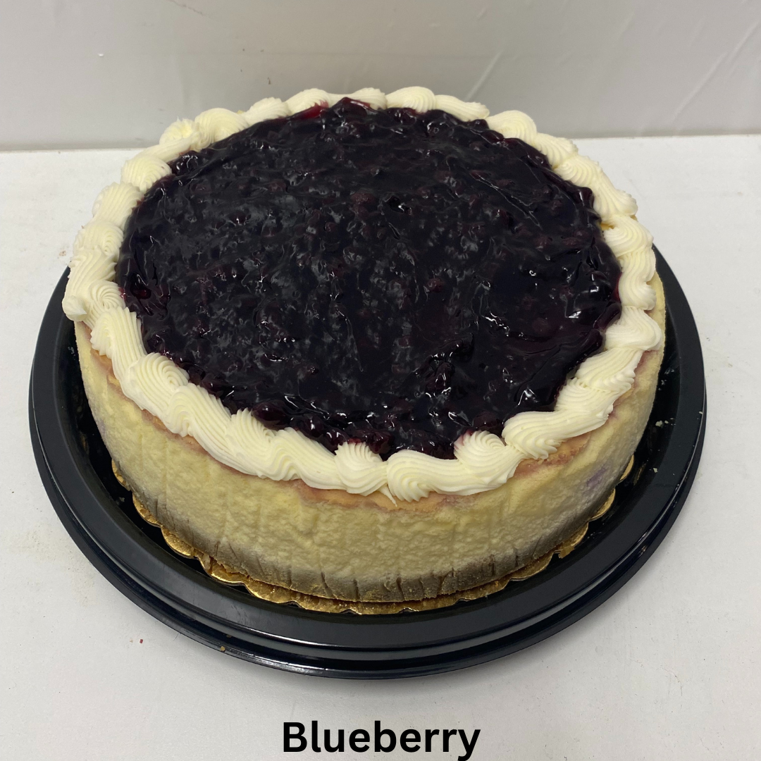 Blueberry Cheesecake (with a blueberry compote on top)