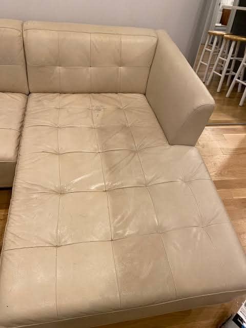 Leather Lounge — Carpet Cleaning in Maitland, NSW