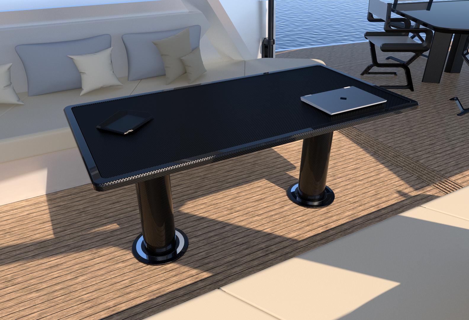 Tavolo in Carbonio Yacht Swing Modena Tech