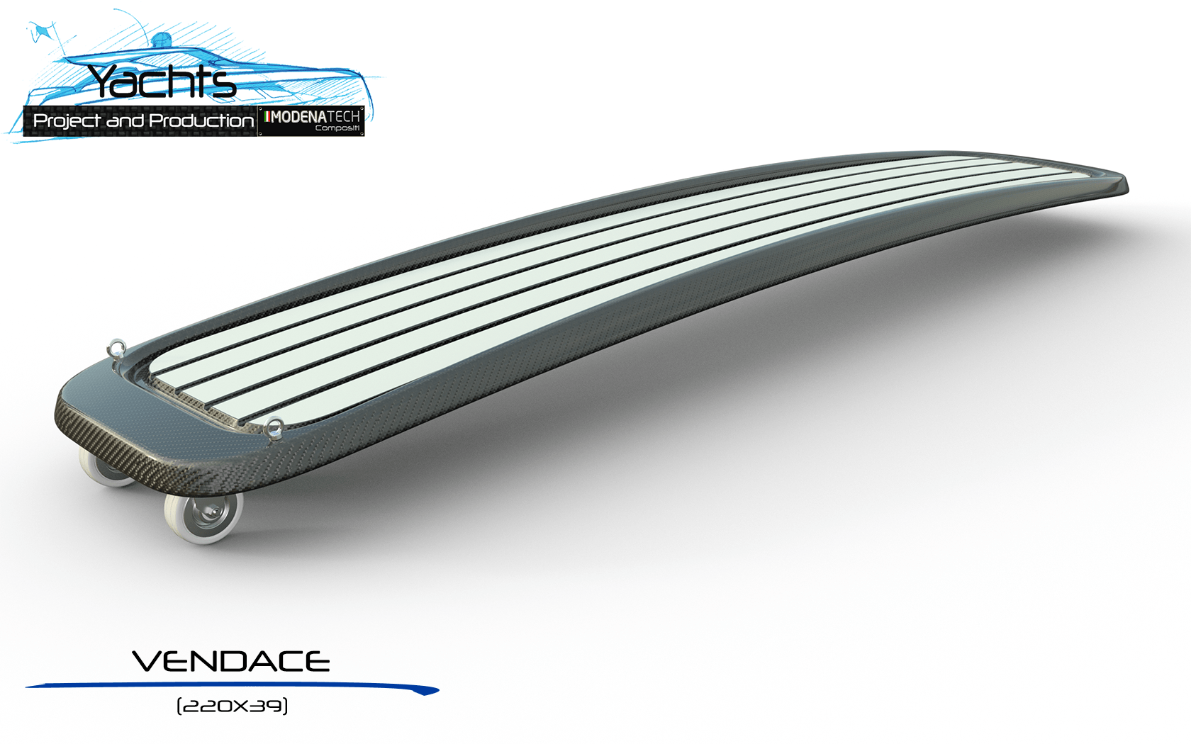Passerella Yacht Carbon Dolphin Modena Tech