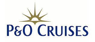The logo for p & o cruises has a sun on it.