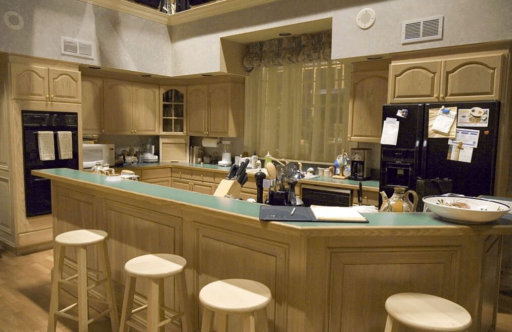 The Sopranos family kitchen from HBO's hit TV show, The Sopranos