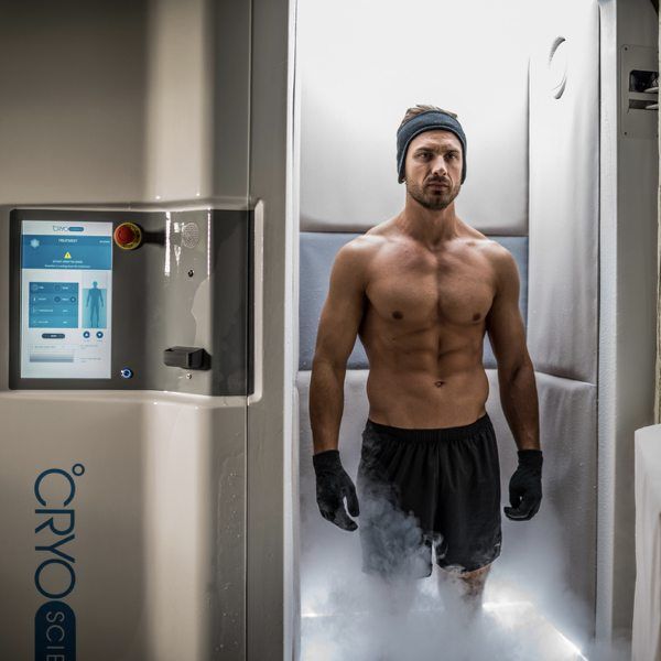 A Man Going In for Cyrotherapy — Solon, OH — Core Elite Wellness Fit Cryo LLC