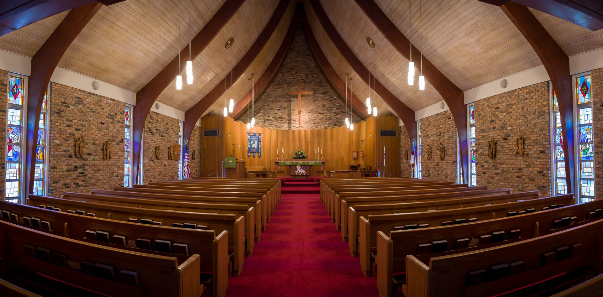 Interior Photograph of the Episcopal Church of the Redeemer in Ruston, Louisiana