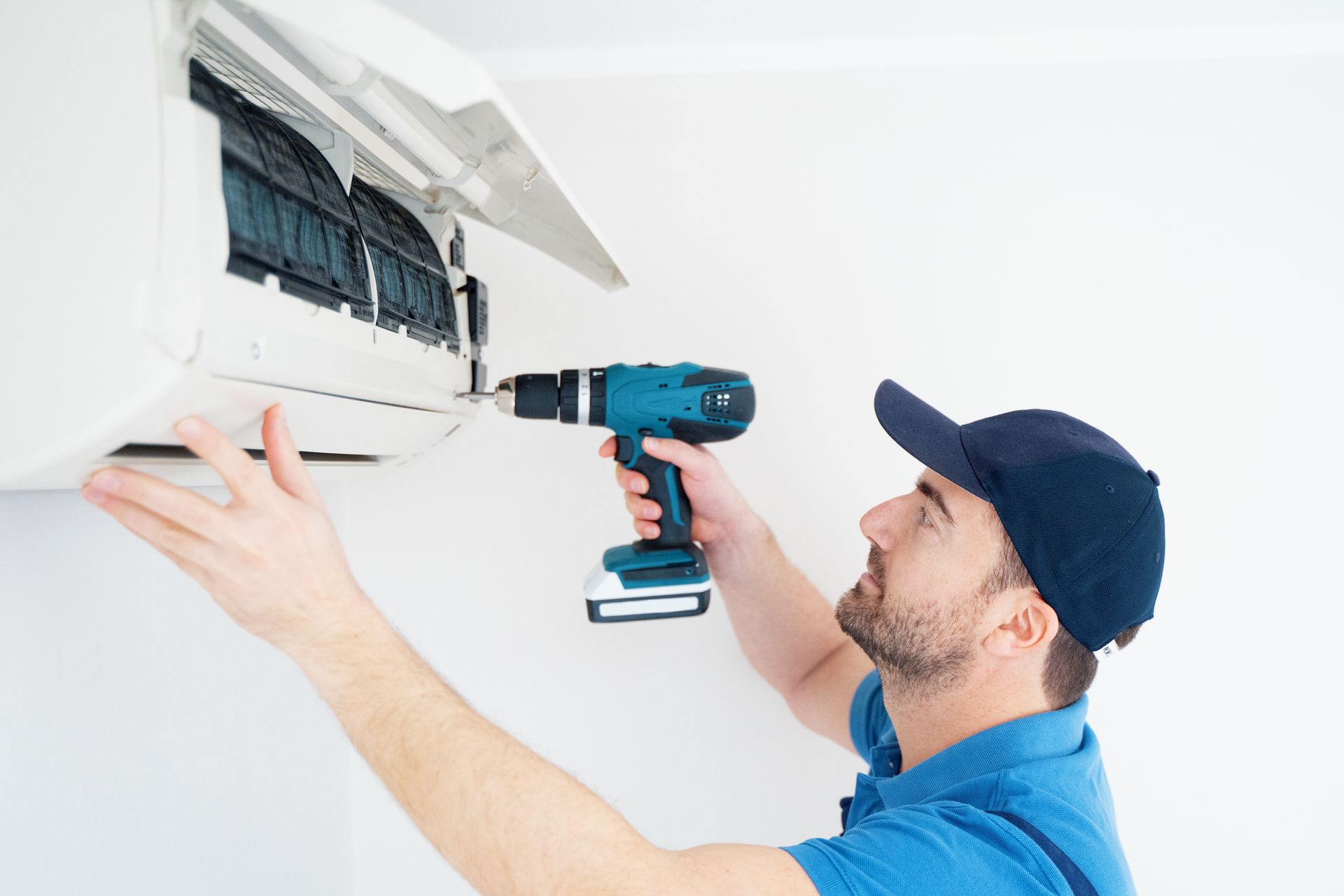 Installation of new HVAC cooling system in a new house