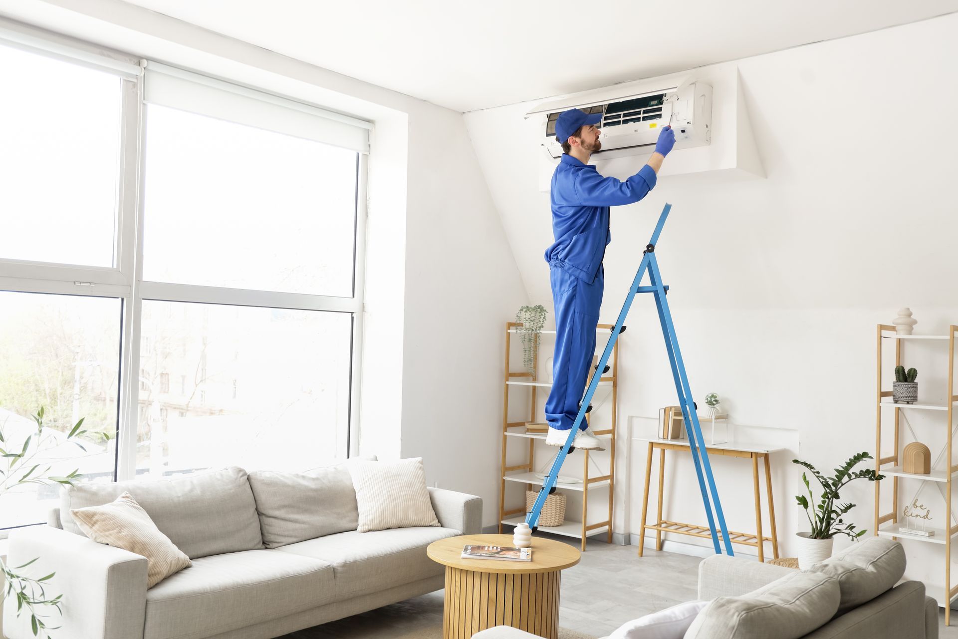 HVAC cooling system install