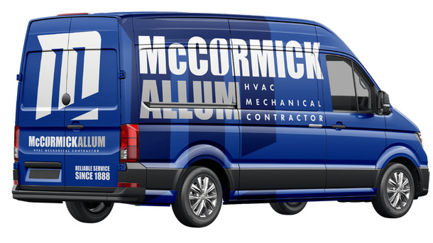 McCormick Allum HVAC Mechanical Contractor Van