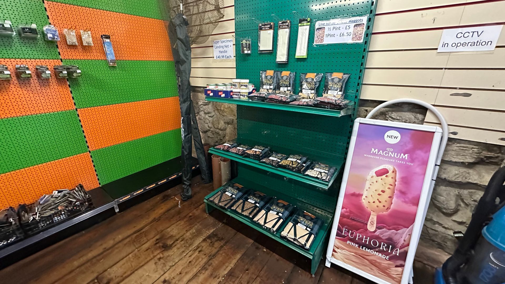 A store with a sign that says ' ice cream ' on it.