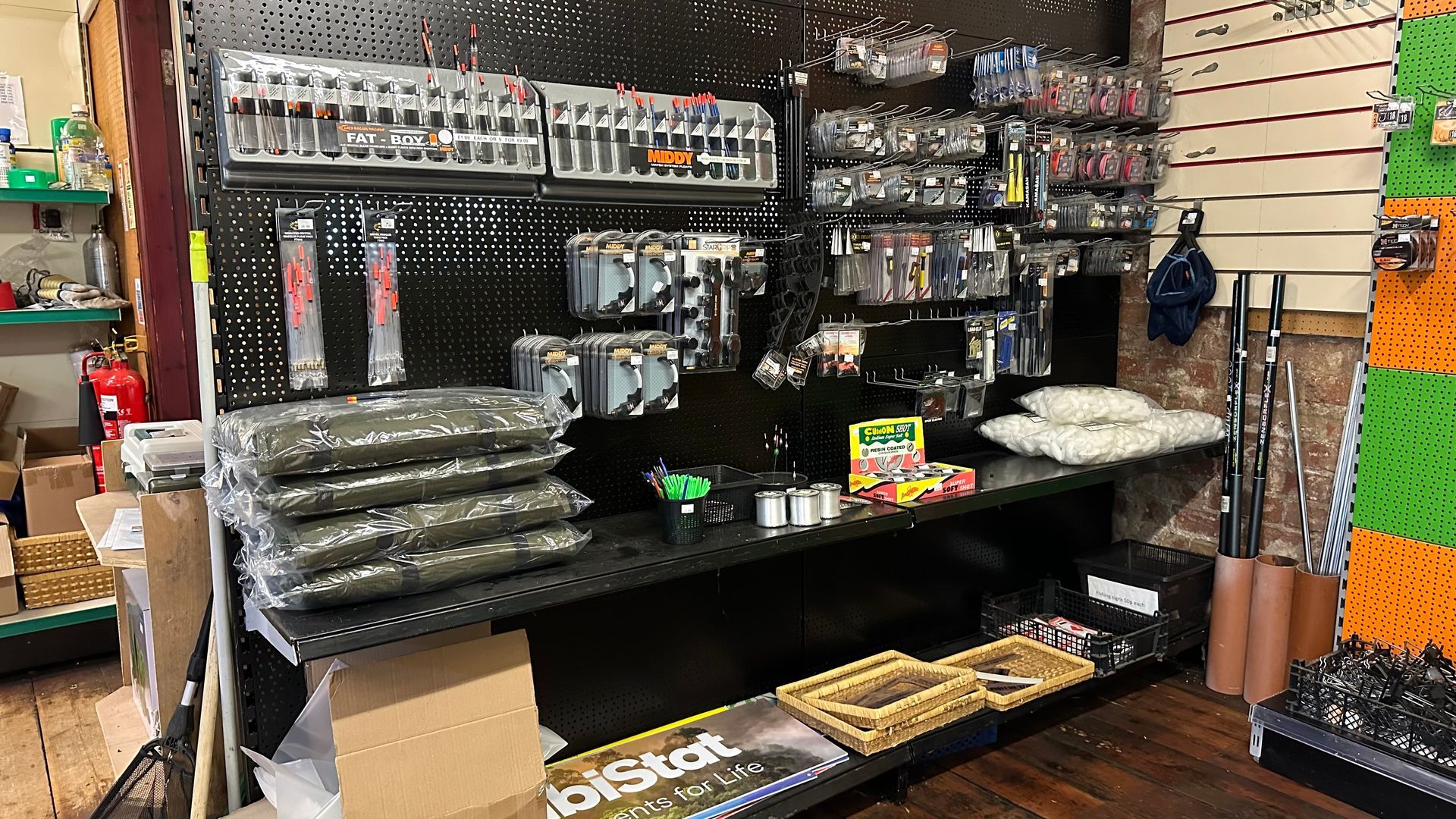 A store filled with lots of fishing gear and supplies.