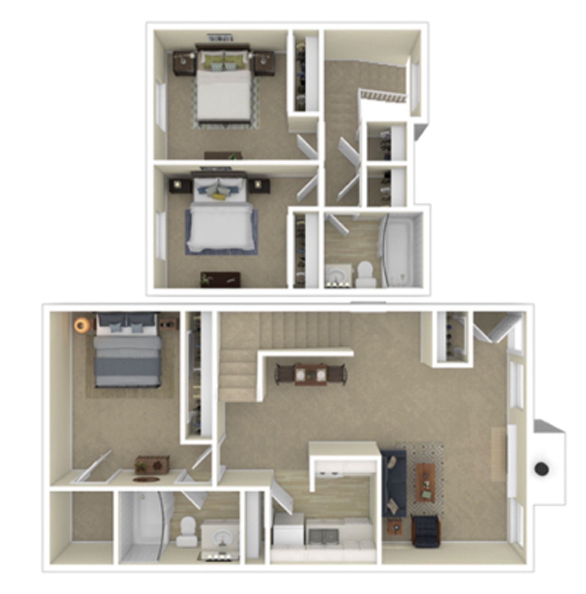 The Greylock Dollhouse Floor Plan