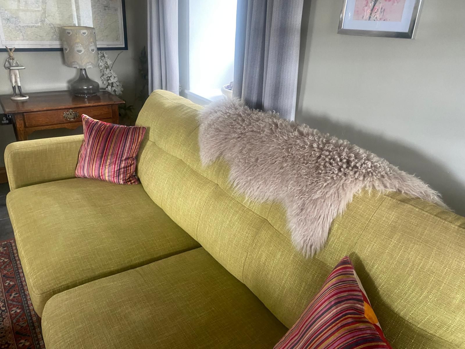 sofa at Blades Cottage