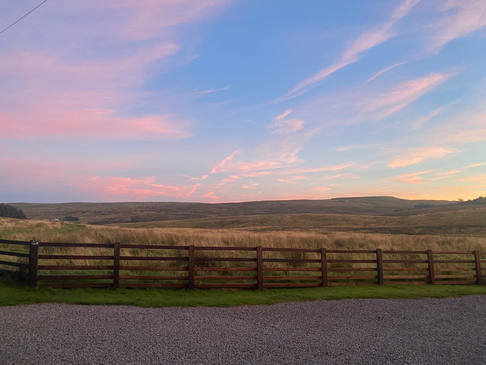 Sunset at Blades Cottage