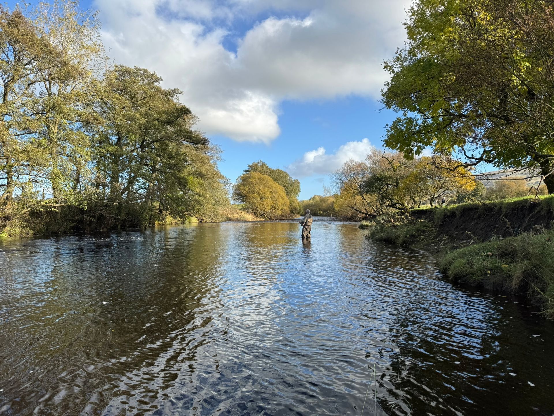 Fly fishing Hawes