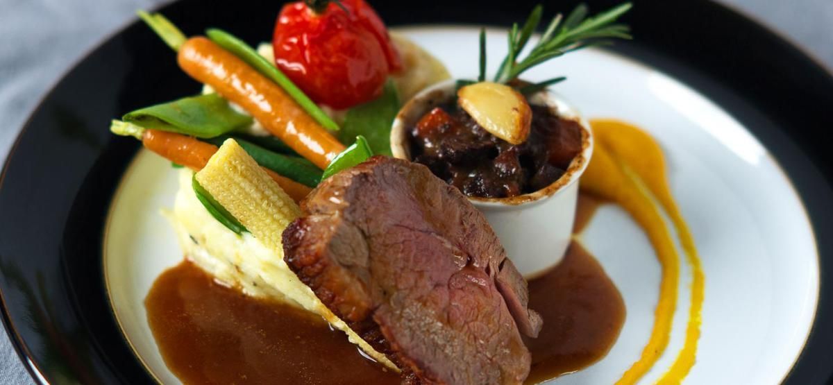 Blades Cottage dining out main course