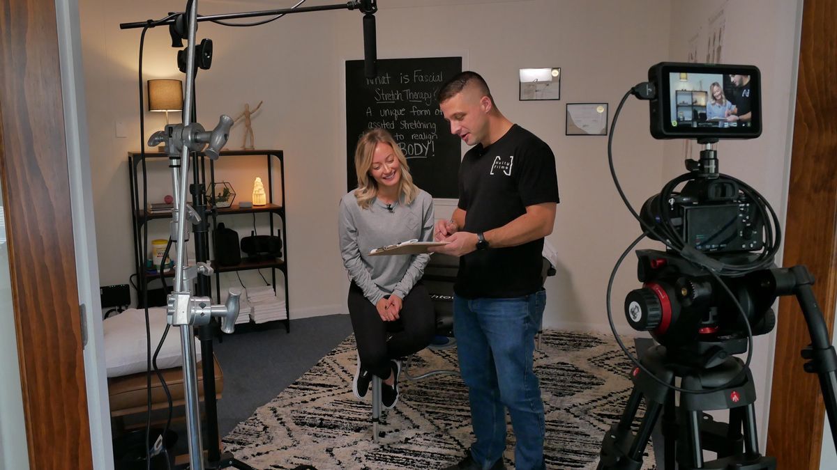 Two people in a room with a camera — Brick, NJ — NJ Filmmaker