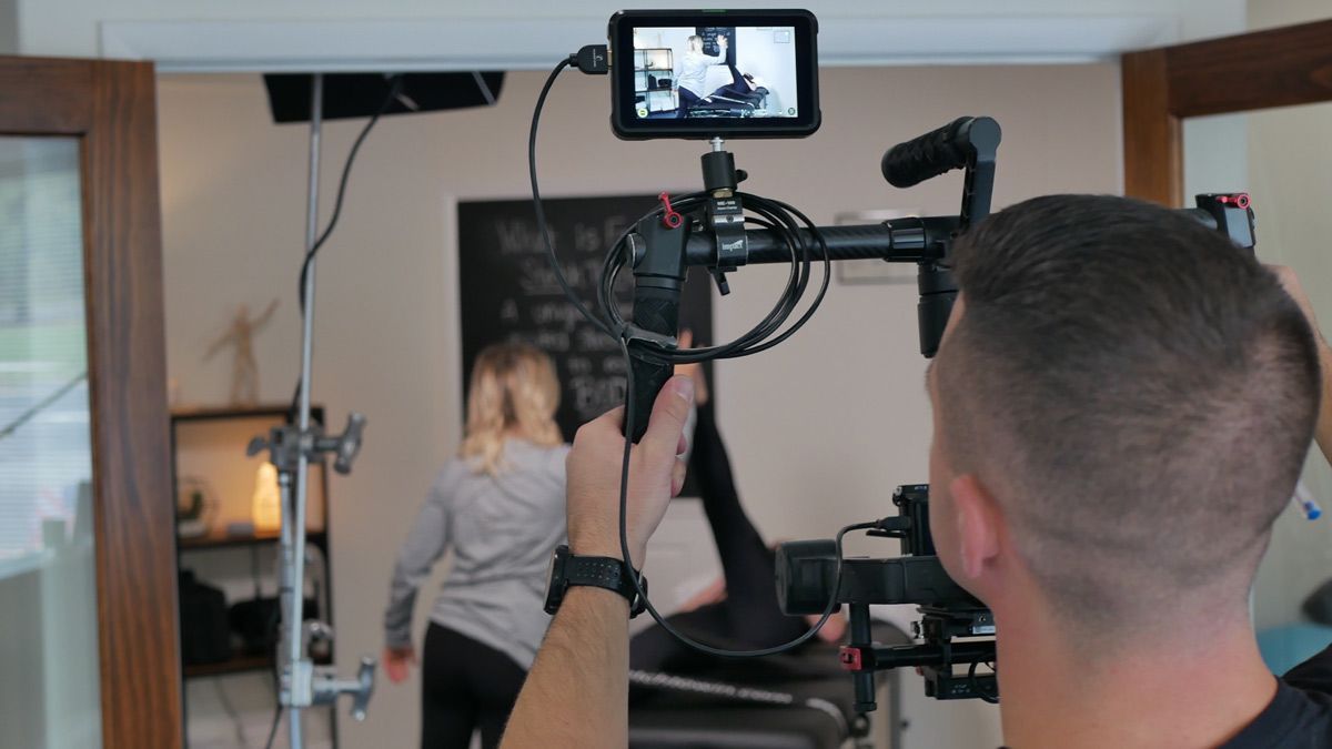 A man filming a woman — Brick, NJ — NJ Filmmaker