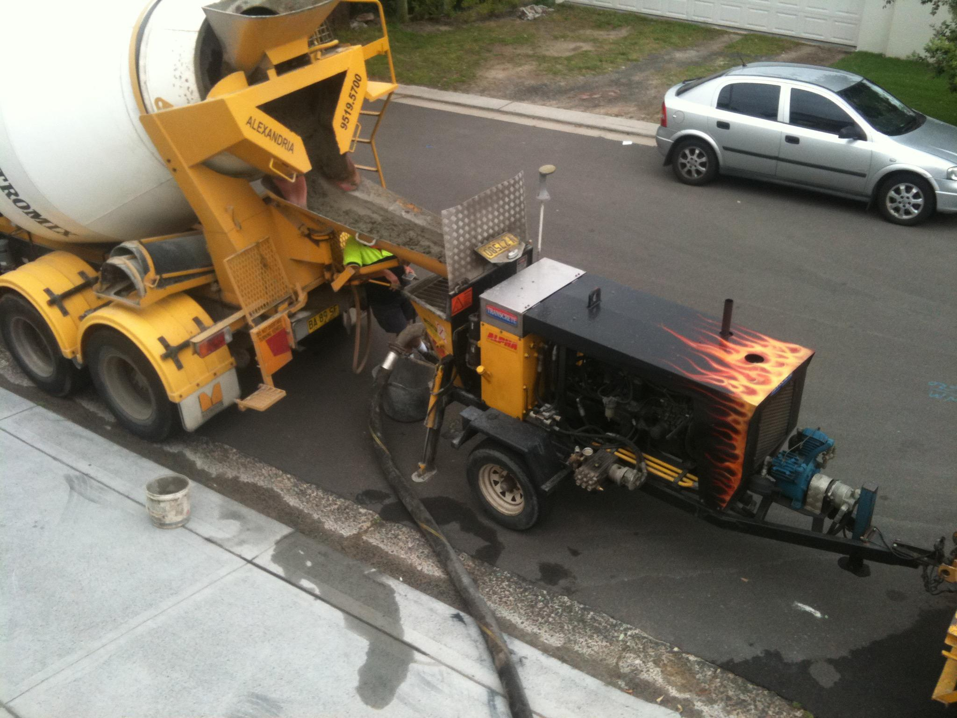 Concrete Mixer Truck — Sydney, NSW — Yellow Pump Co