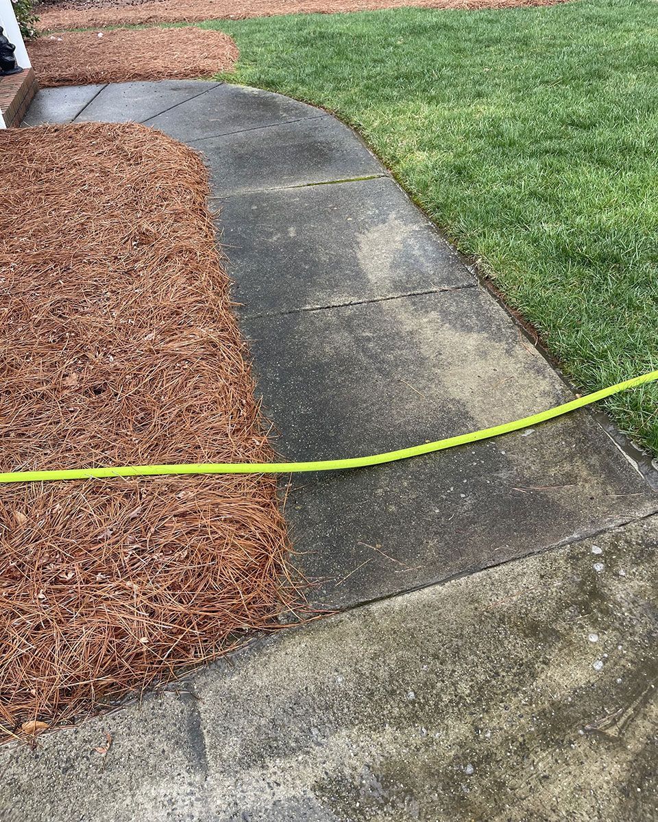 Top-Quality Sidewalk Cleaning Project Completed in Garner, NC 1