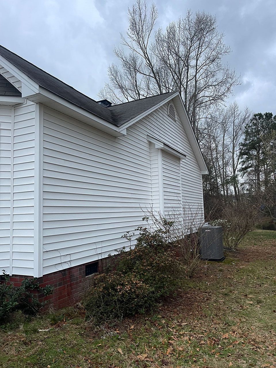 Exterior House Washing Completed in Raleigh, NC 1