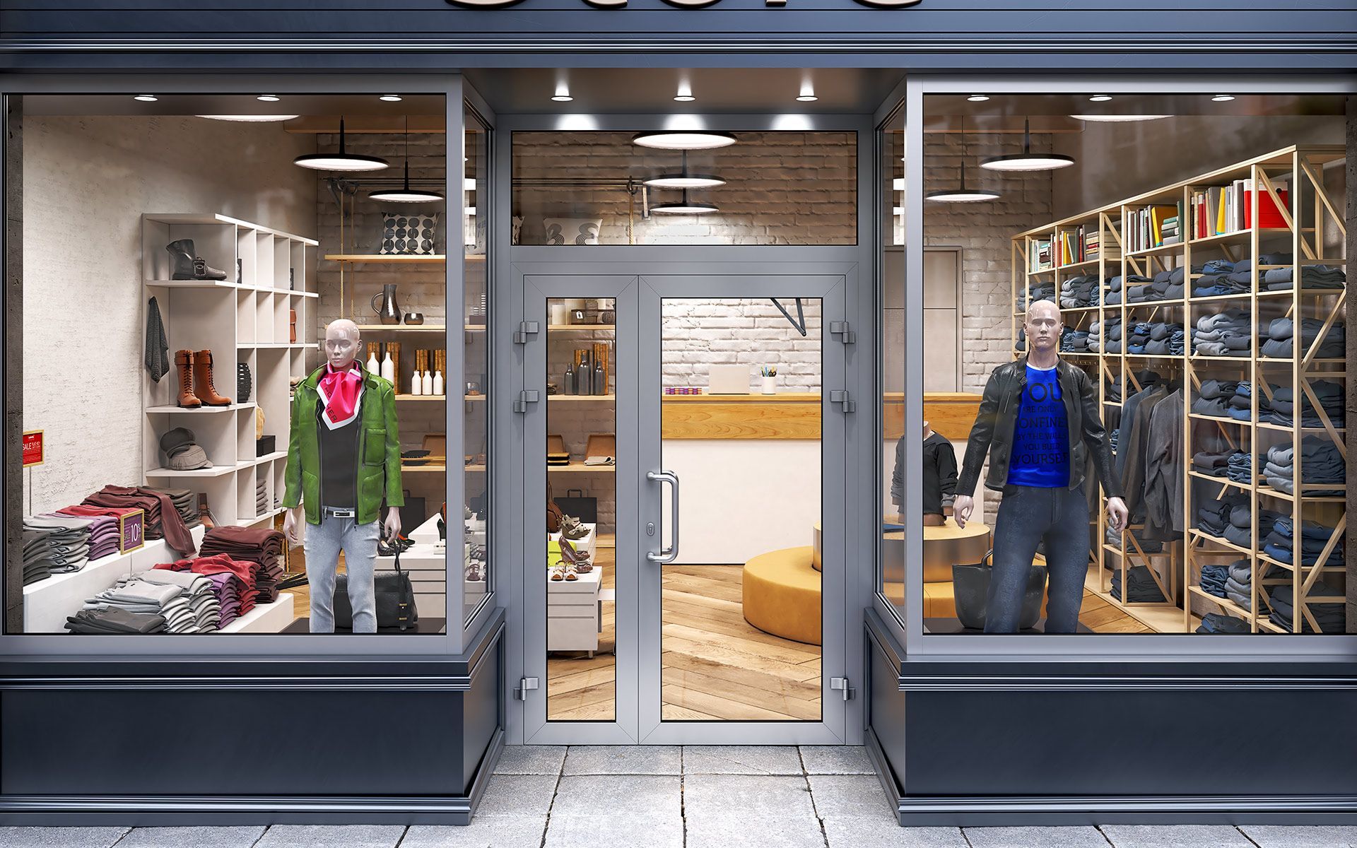 Store Glass Door — Mobile, AL — Southern Glass Inc.