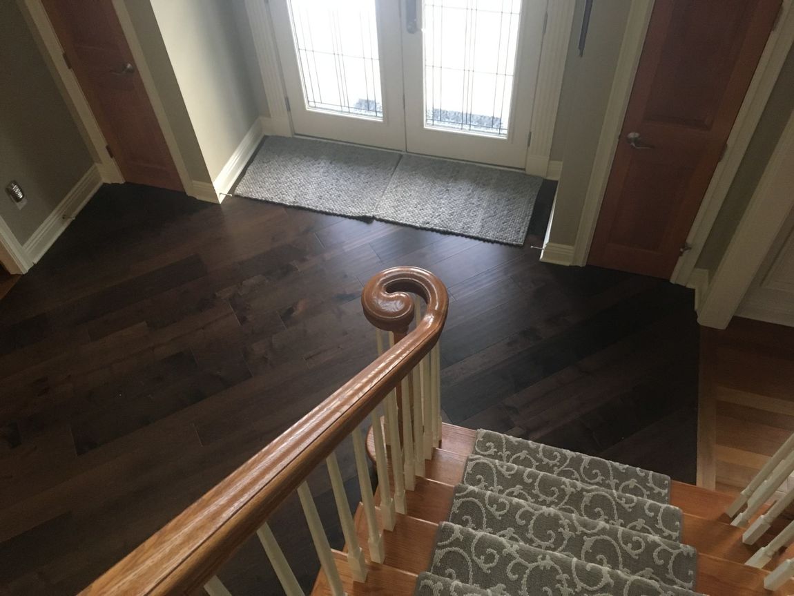 Floor After Stairs — Hardwood Flooring in Hamburg, NY