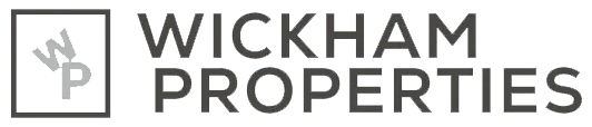 Logo for Wickham Properties, featuring