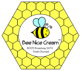 Bee Nice Cream Logo