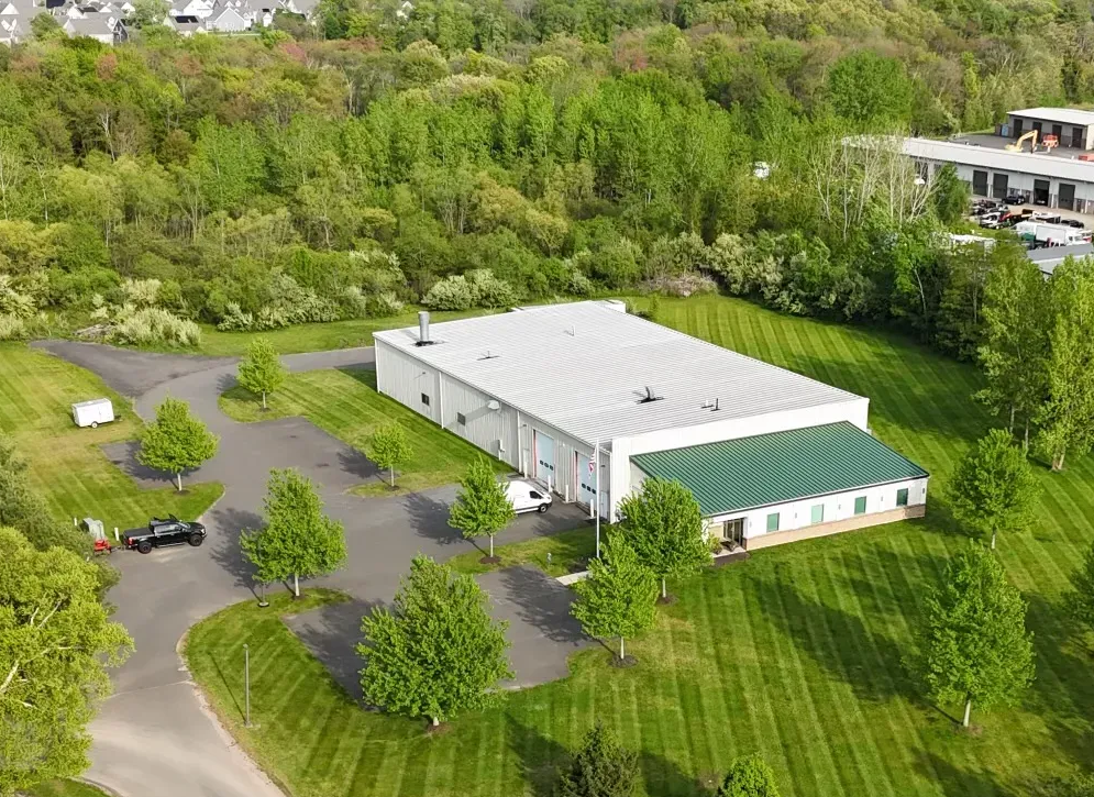 Aerial view of a Syn-Mar Products Inc in Ellington, CT