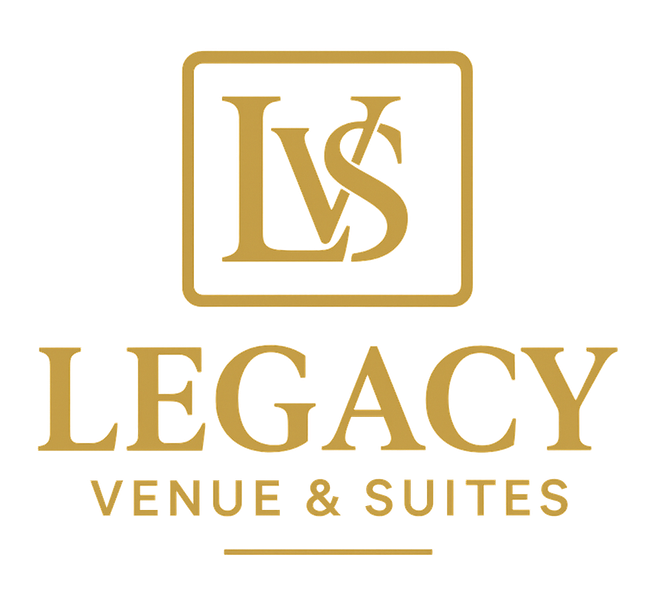 The logo for legacy venue and suites is a square with the letter ls in it.