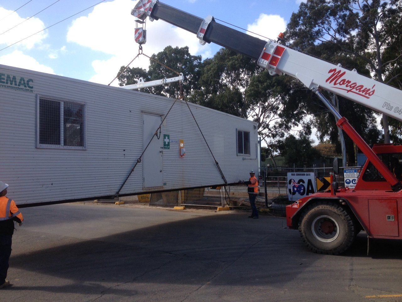 Adelaide Crane Hire Atco Site Hut Portable Buildings