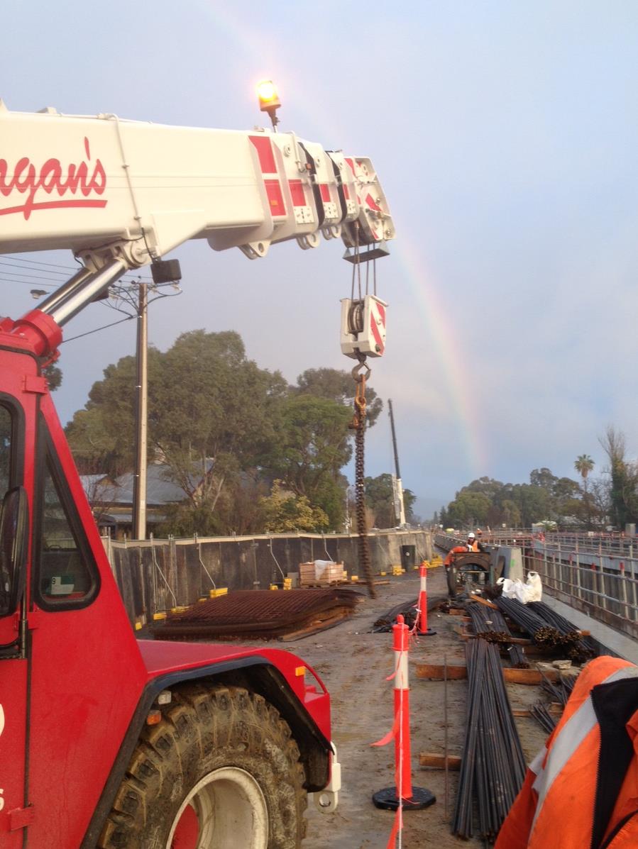Morgans Crane Hire Adelaide 25T Franna Crane Goodwood Railway