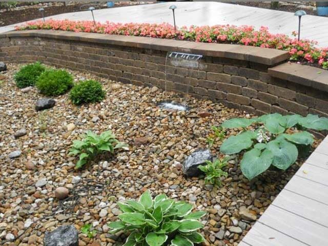 Water feature - Rock Island, IL - C & J Landscaping