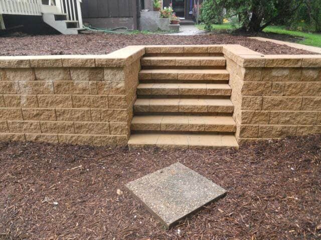 Versa lok Steps- Hampton, IL - C & J Landscaping